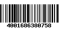 Código de Barras 4001686380758