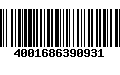 Código de Barras 4001686390931