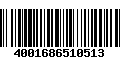 Código de Barras 4001686510513