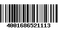 Código de Barras 4001686521113