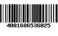 Código de Barras 4001686536025