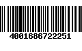 Código de Barras 4001686722251