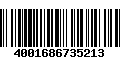 Código de Barras 4001686735213