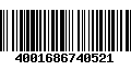 Código de Barras 4001686740521