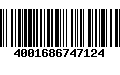 Código de Barras 4001686747124