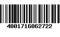 Código de Barras 4001716062722