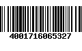 Código de Barras 4001716065327