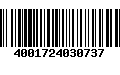 Código de Barras 4001724030737