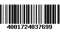 Código de Barras 4001724037699