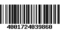 Código de Barras 4001724039860