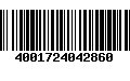 Código de Barras 4001724042860