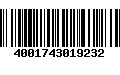 Código de Barras 4001743019232