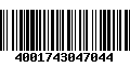 Código de Barras 4001743047044