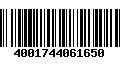 Código de Barras 4001744061650