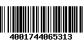 Código de Barras 4001744065313