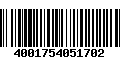 Código de Barras 4001754051702