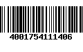 Código de Barras 4001754111406