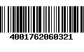 Código de Barras 4001762060321