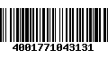 Código de Barras 4001771043131