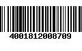 Código de Barras 4001812008709