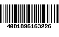 Código de Barras 4001896163226