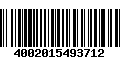 Código de Barras 4002015493712