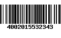 Código de Barras 4002015532343