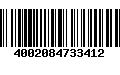 Código de Barras 4002084733412