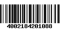 Código de Barras 4002184201088