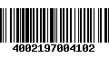 Código de Barras 4002197004102