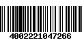 Código de Barras 4002221047266