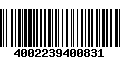 Código de Barras 4002239400831