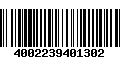 Código de Barras 4002239401302