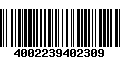 Código de Barras 4002239402309