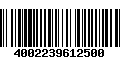 Código de Barras 4002239612500