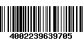 Código de Barras 4002239639705