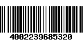 Código de Barras 4002239685320