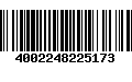 Código de Barras 4002248225173