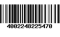 Código de Barras 4002248225470