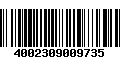 Código de Barras 4002309009735