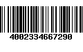 Código de Barras 4002334667290