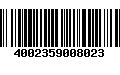 Código de Barras 4002359008023