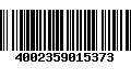 Código de Barras 4002359015373