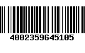 Código de Barras 4002359645105