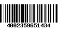 Código de Barras 4002359651434