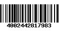 Código de Barras 4002442817983