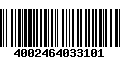 Código de Barras 4002464033101