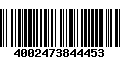 Código de Barras 4002473844453