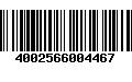 Código de Barras 4002566004467