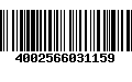 Código de Barras 4002566031159